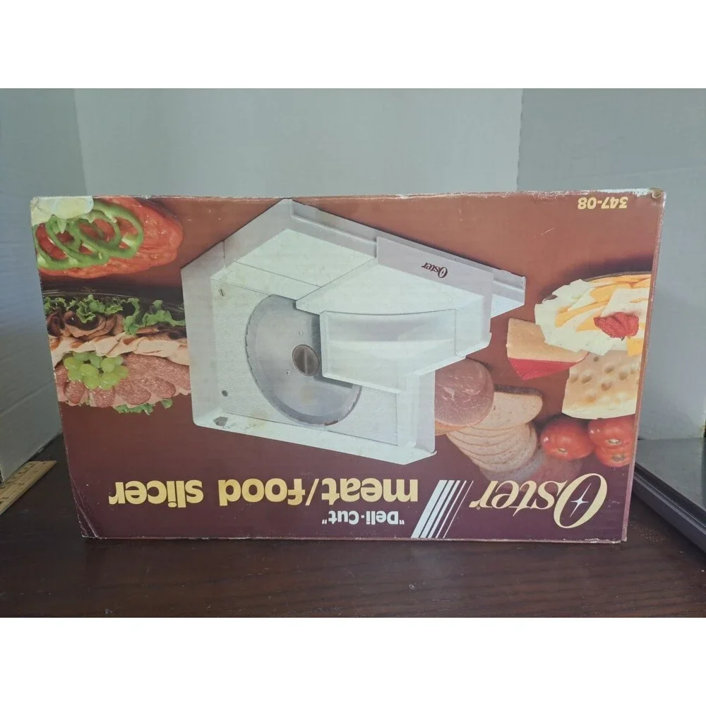 1985 Oster Deli-Cut Meat/Food Slicer Factory Sealed Box